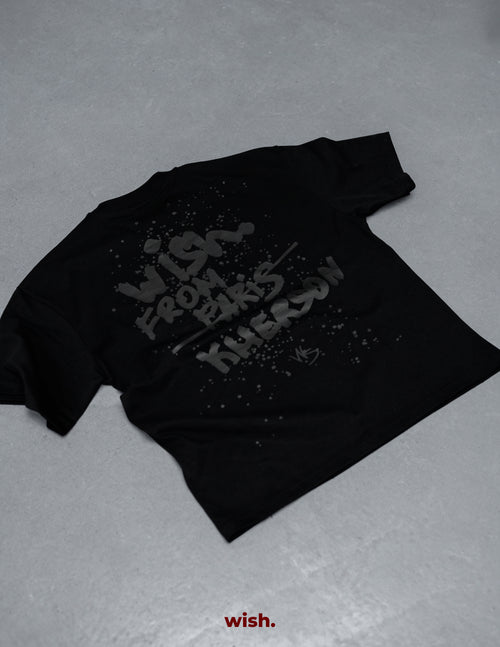 T-SHIRT - OBSIDIAN BLACK.